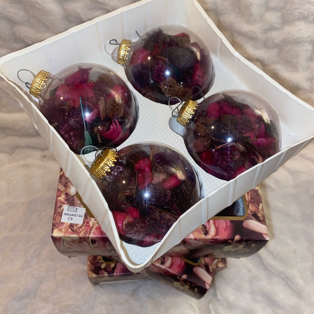 Rose Potpourri Ornaments